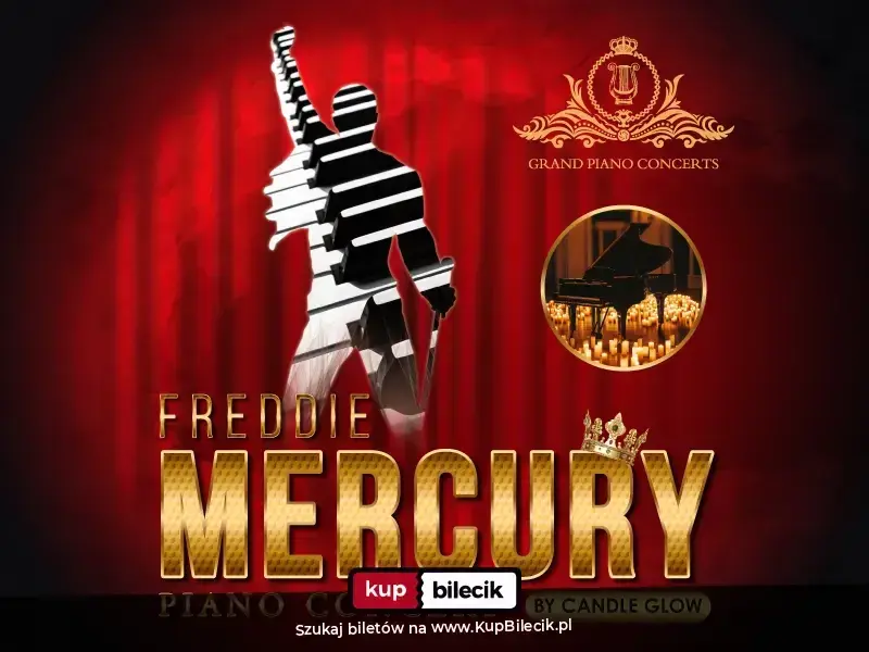 Freddie Mercury Solo Piano Concert By Candle Glow