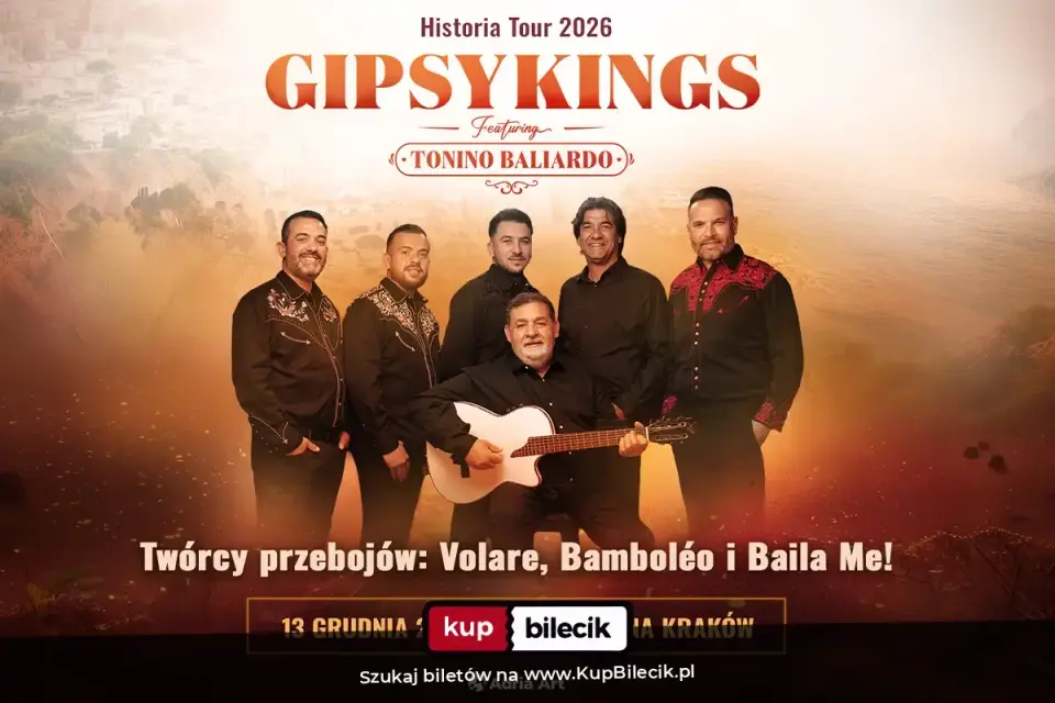 Gipsy Kings feat. Tonino Baliardo - Historia Tour 2026