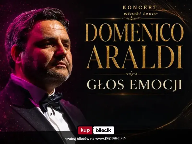 Głos emocji - koncert włoskiego tenora Domenico Araldi