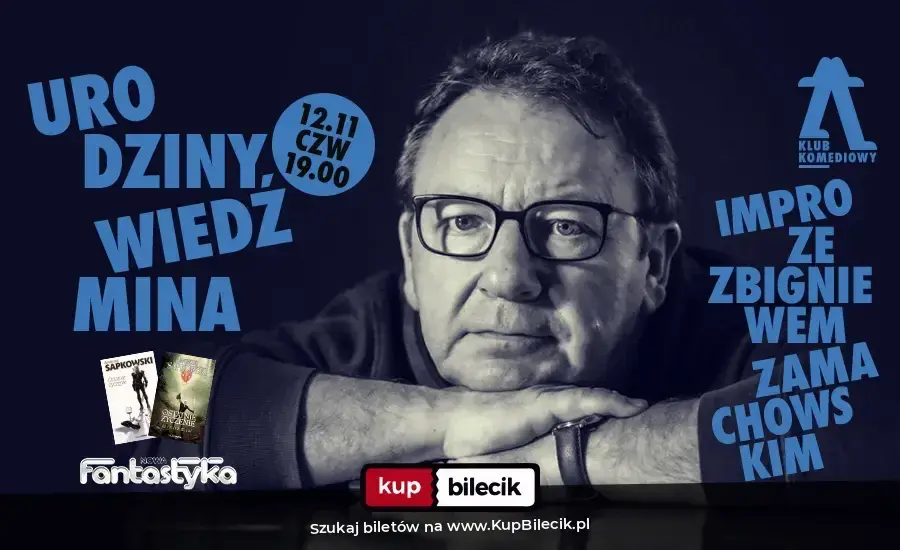 "Grosza daj Wiedźminowi" - Klub Komediowy i Zbigniew Zamachowski na 40-lecie "Wiedźmina"