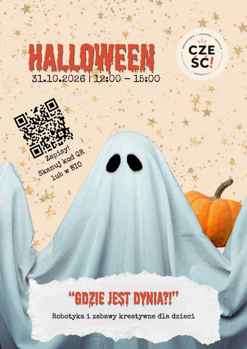 Halloweenowe śledztwo: Gdzie jest Magiczna Dynia Strażniczka? Warsztaty dla dzieci 3–8 lat