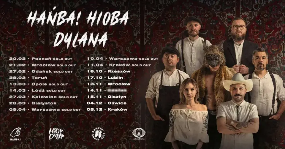 Hańba! Hioba Dylana • 15.11 • Olsztyn, Carpenter Inn