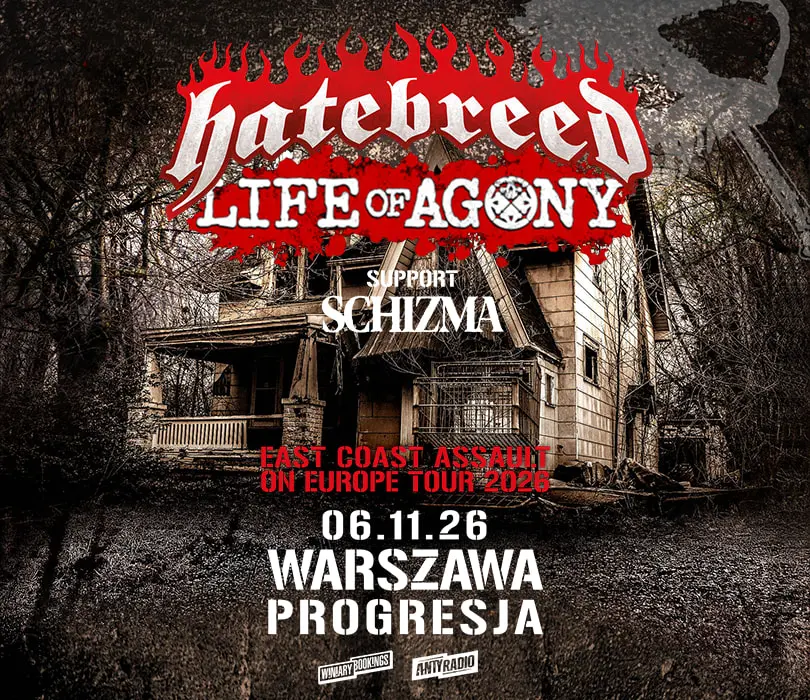 HATEBREED + LIFE OF AGONY | Warszawa