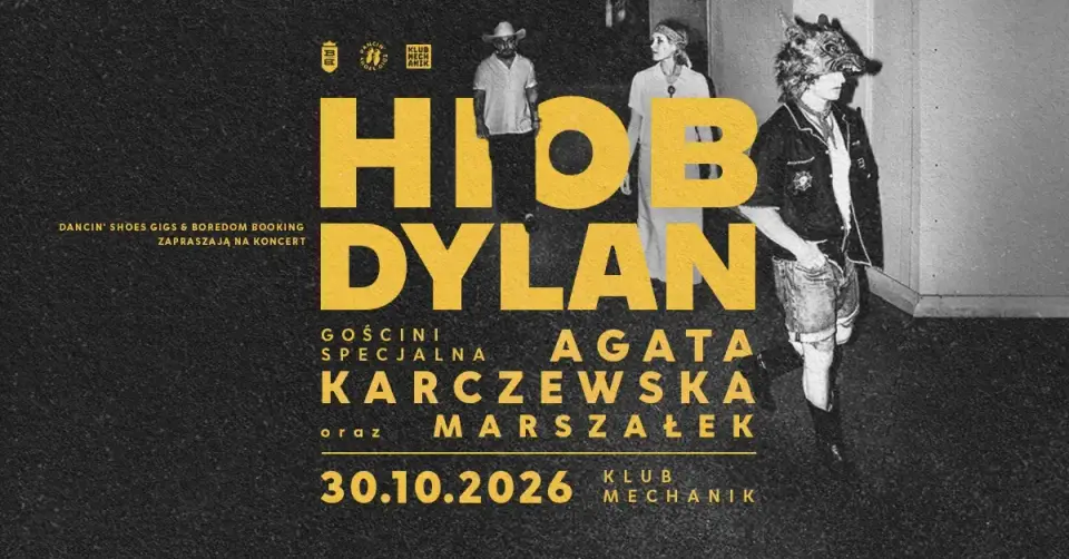 HIOB DYLAN · AGATA KARCZEWSKA · MARSZAŁEK · 30.10 · WARSZAWA
