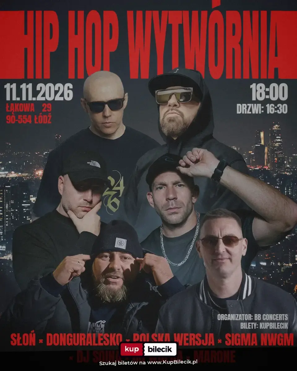 Hip-hop Wytwórnia – SŁOŃ / POLSKA WERSJA / donGURALesko / SIGMA NGWM / MARONE