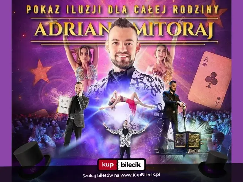 Iluzjonista Adrian Mitoraj – Pokaz iluzji dla całej rodziny