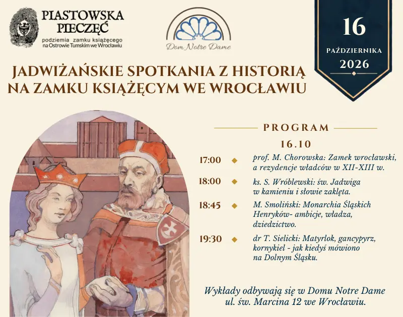 Jadwiżańskie spotkania z historią na zamku książęcym we Wrocławiu