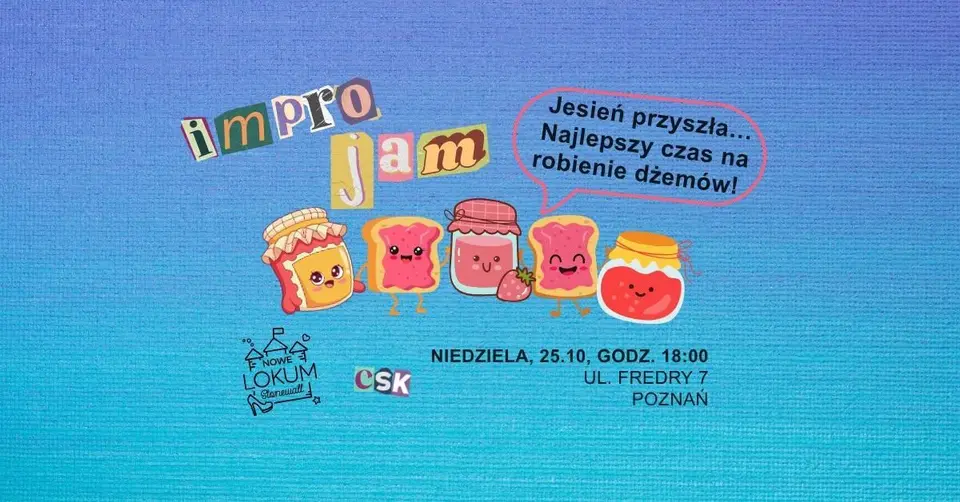 Jam impro #27 | niedziela, 25.10, 18.00