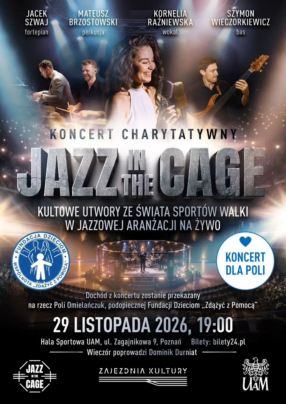 Jazz in the Cage - Kultowe utwory ze świata sportów walki w jazzowej aranżacji na żywo