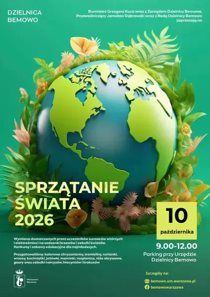 Jesienne sprzątanie świata na Bemowie