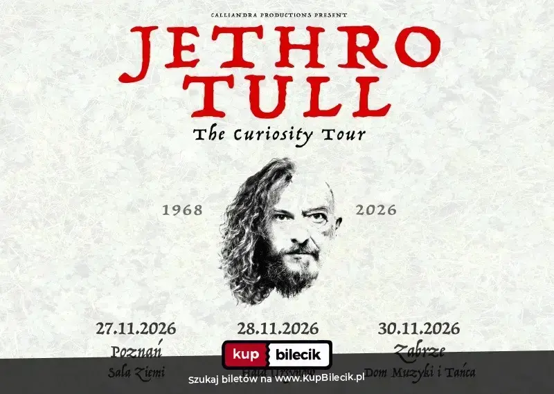 Jethro Tull – „The Curiosity Tour” 2026 już tej jesieni w Polsce!