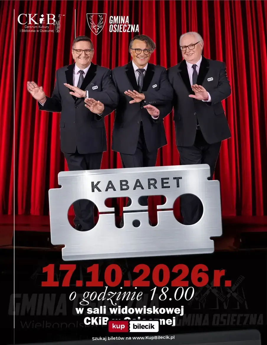 Kabaret OT.TO - występ w Osiecznej