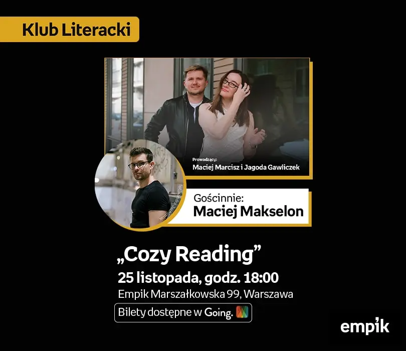Klub Literacki | Cozy Reading | Gościnnie Maciej Makselon