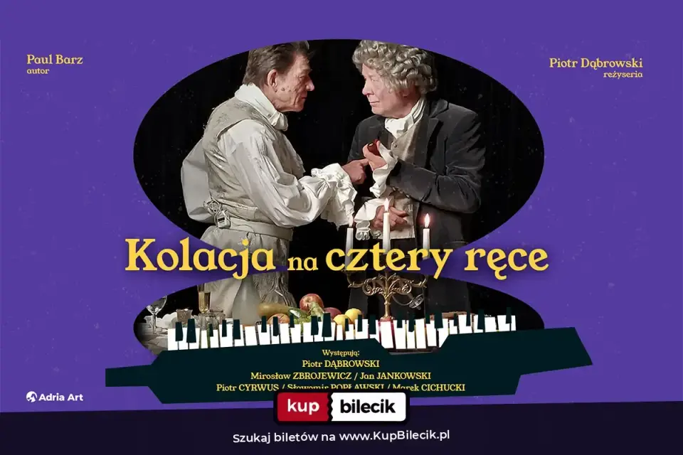 Kolacja na cztery ręce – Teatralny rarytas dla melomanów i miłośników komedii