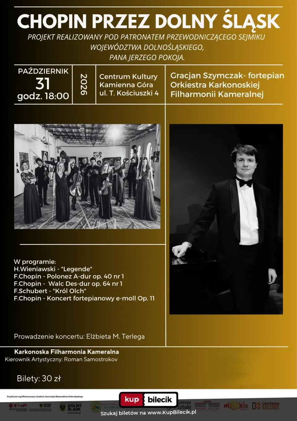 Koncert Chopin przez Dolny Śląsk