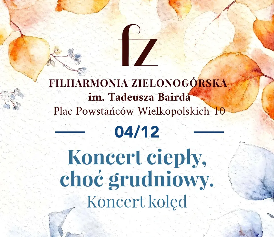 Koncert ciepły, choć grudniowy. Koncert kolęd