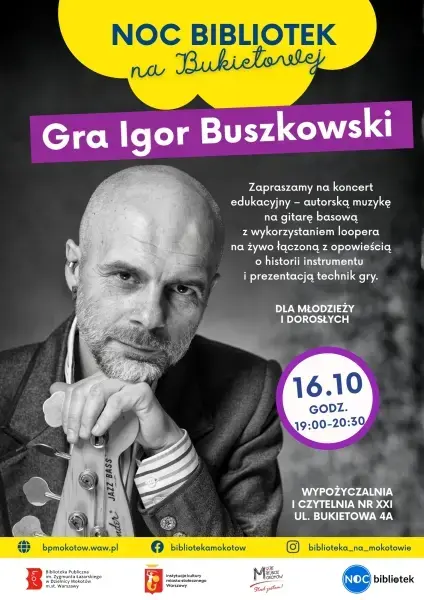 Koncert - Noc Bibliotek