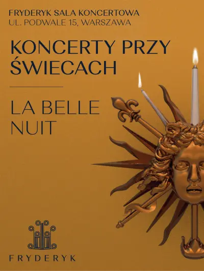 Koncert przy świecach La Belle Nuit: Jagoda Sokołowska O'Donovan, Edyta Piasecka, Robert Skiera