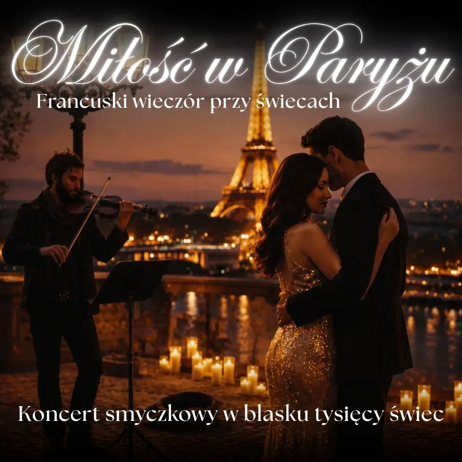 Koncert przy świecach - Miłość w Paryżu. Francuski wieczór przy świecach