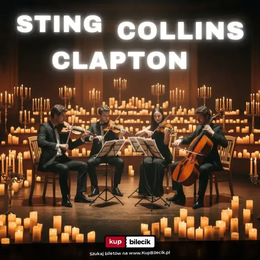 Koncert przy świecach: Sting, Phil Collins, Eric Clapton
