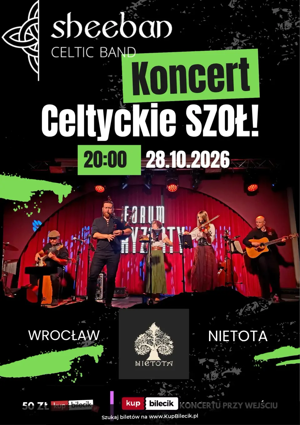 Koncert Sheeban Celtic Band w Maranto Vibe