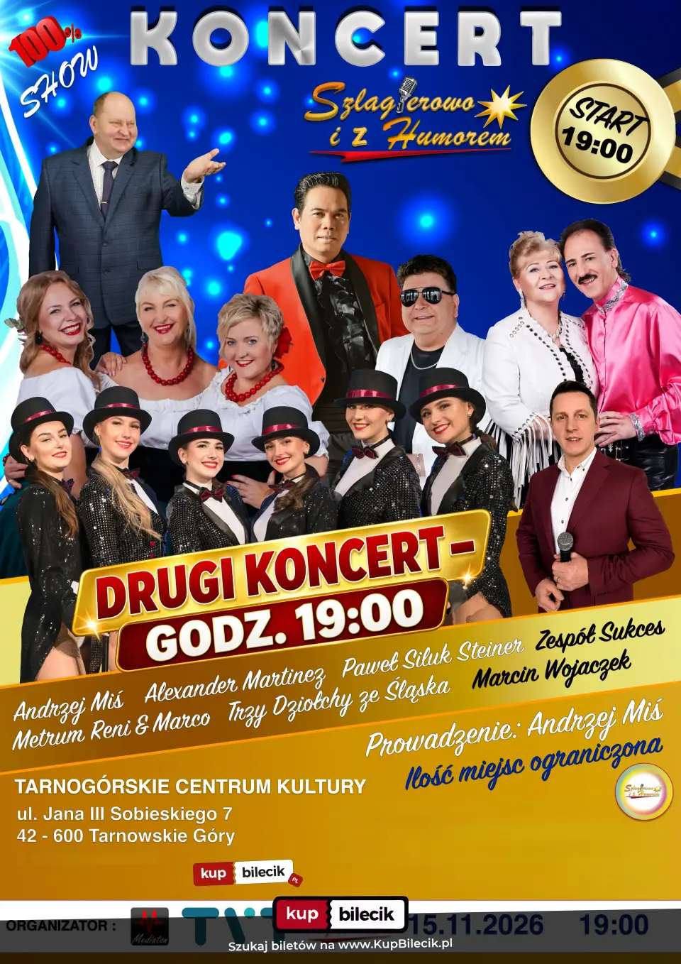 Koncert Śląskich Gwiazd - Szlagierowo i z Humorem