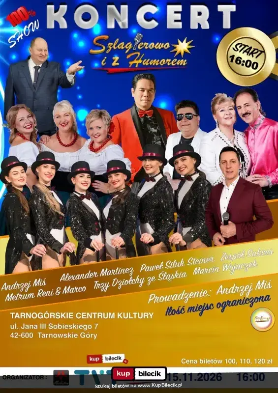 Koncert Śląskich Gwiazd - Szlagierowo i z Humorem