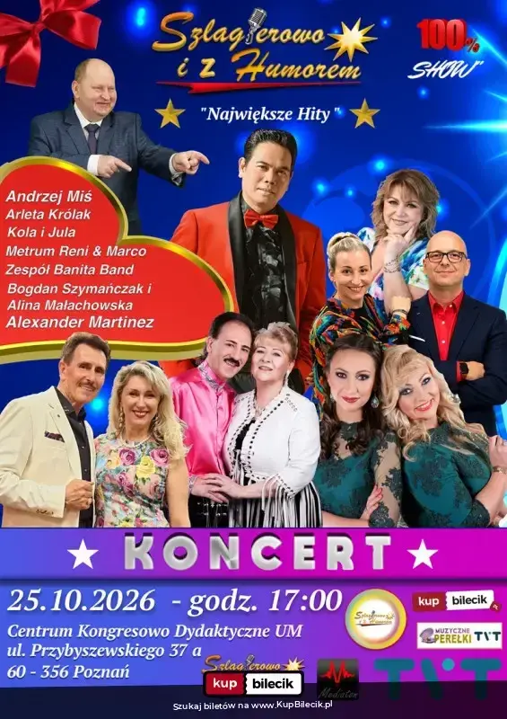 Koncert Śląskich Gwiazd - Szlagierowo i z Humorem