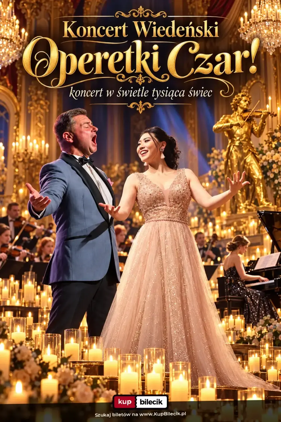 Koncert Wiedeński "Operetki Czar!" – Koncert w świetle tysiąca świec