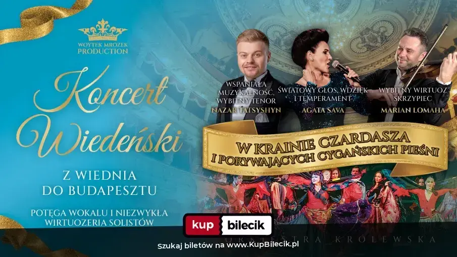 Koncert Wiedeński W Krainie Czardasza – I porywających cygańskich pieśni