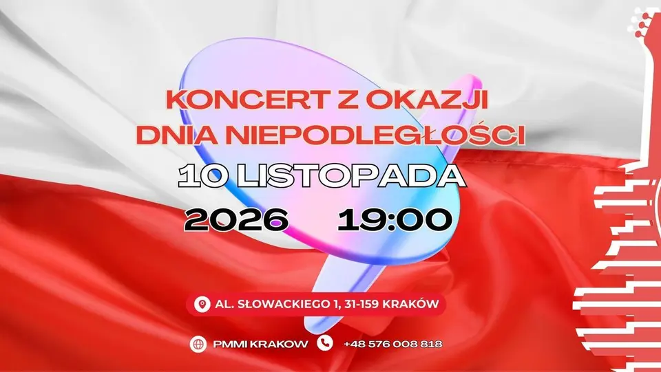 KONCERT Z OKAZJI ŚWIĘTA NIEPODLEGŁOŚCI POLSKI 🇵🇱