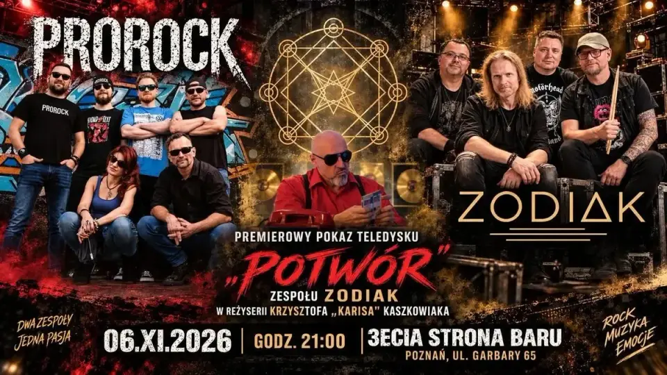 Koncert zespołów PROROCK i ZODIAK