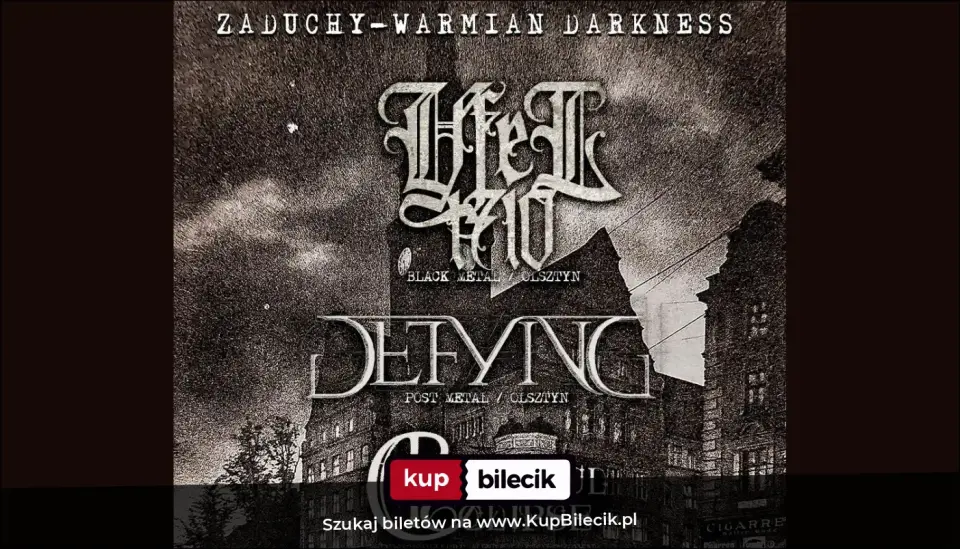 Koncerty zespołów Blissful Eclipse, Defying, Yfel 1710