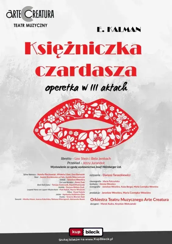 Księżniczka czardasza I. Kalman operetka - Arte Creatura Teatr Muzyczny
