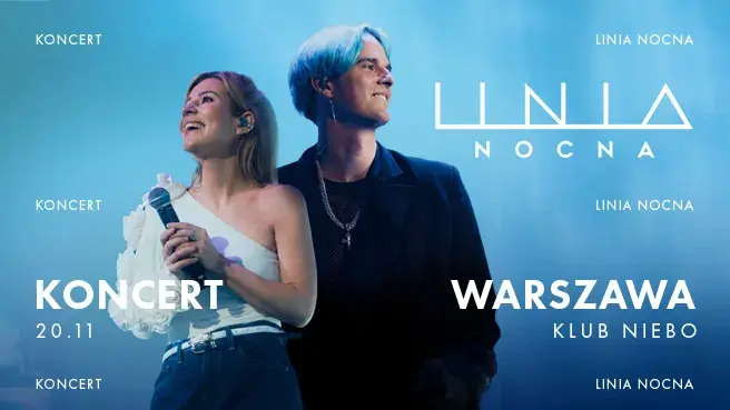 LINIA NOCNA W NIEBIE