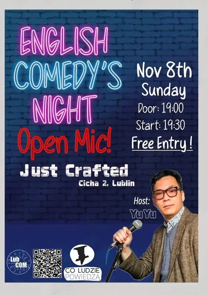 🎤 Lublin English Stand-Up Open Mic🎙️