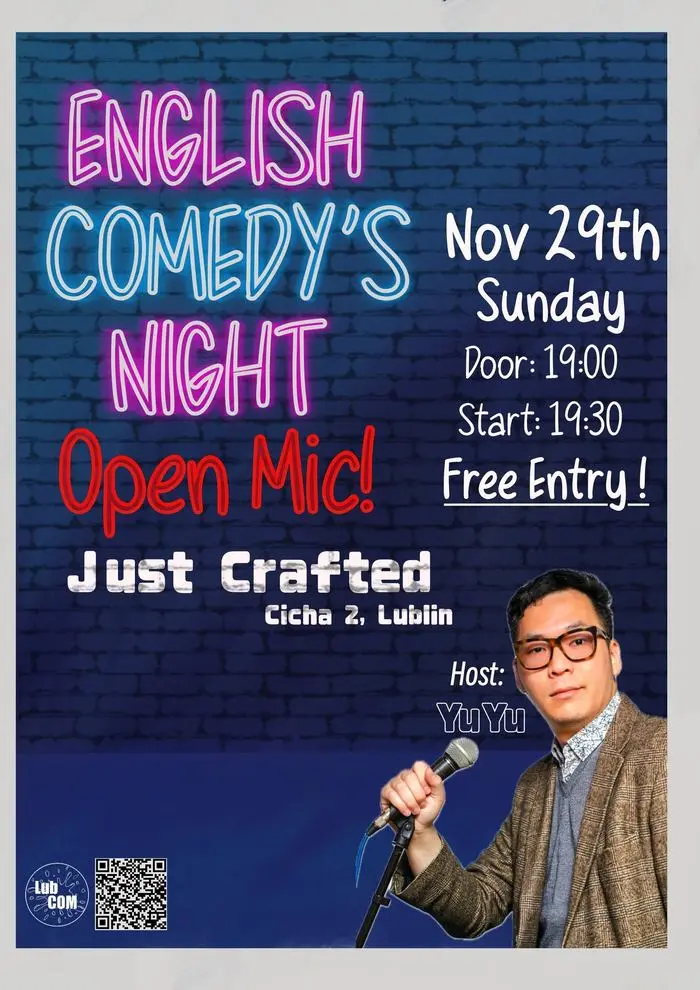 🎤 Lublin English Stand-Up Open Mic🎙️