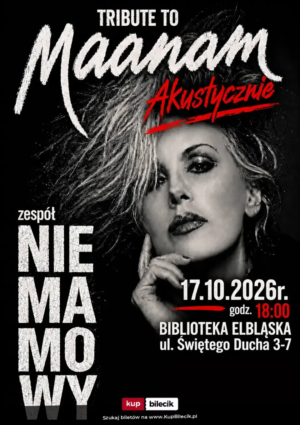 Maanam akustycznie - Tribute to - Trasa Jubileuszowa Nie Ma Mo Wy.. 17.10.26 Elbląg