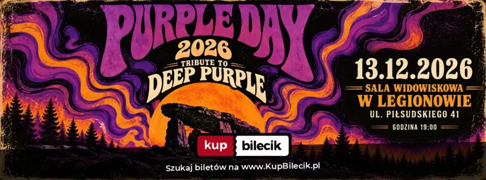 Made in Warsaw – Purple Day 2026 - Tribute to Deep Purple