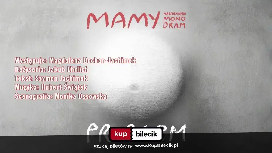Mamy problem - Monodram macierzyński – Magdalena Bochan-Jachimek na SCENIE MDK