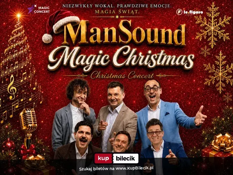 ManSound Magic Christmas – NIEZWYKŁY WOKAL. PRAWDZIWE EMOCJE. MAGIA ŚWIĄT