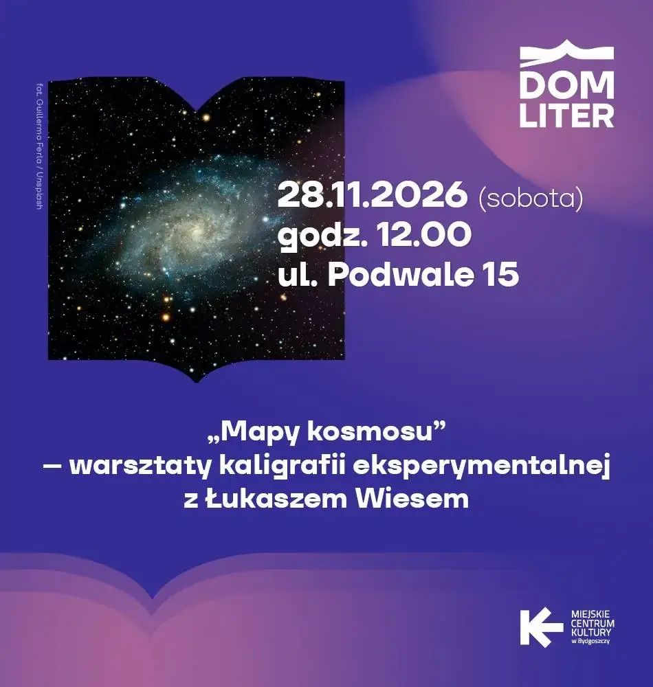 Mapy kosmosu - warsztaty kaligrafii eksperymentalnej z Łukaszem Wiesem