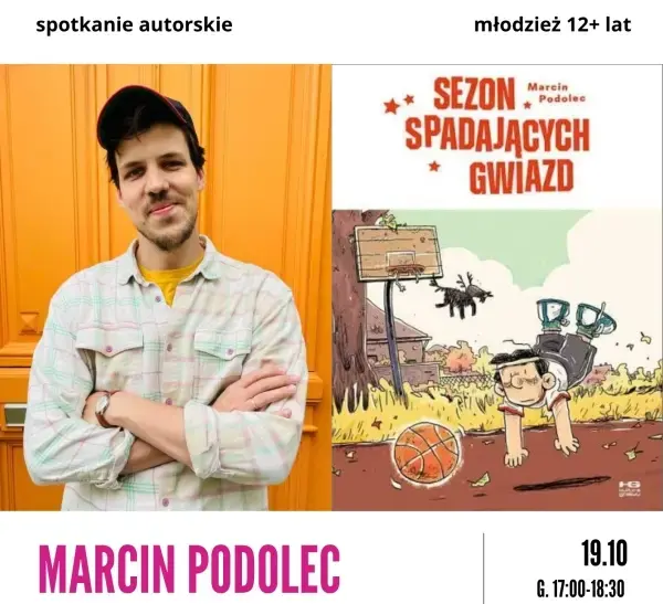 Marcin Podolec: spotkanie autorskie dla młodzieży