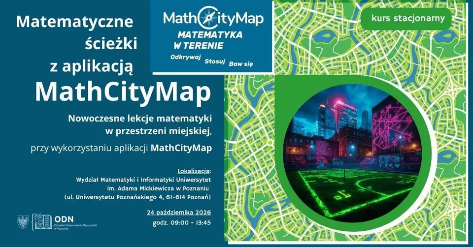 Matematyczne ścieżki z aplikacją MathCityMap