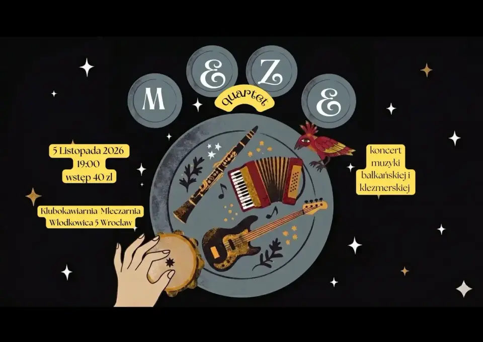 Meze Quartet w Mleczarni | Koncert muzyki bałkańskiej i klezmerskiej