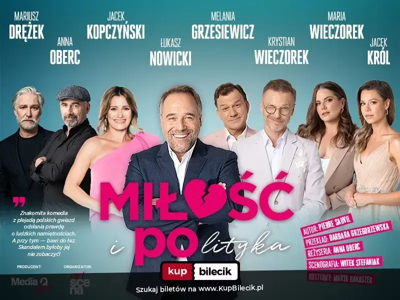 Miłość i polityka – Spektakl komediowy