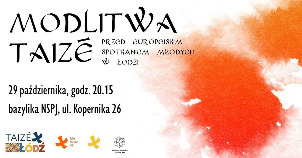 Modlitwa Taizé przed Europejskim Spotkaniem Młodych