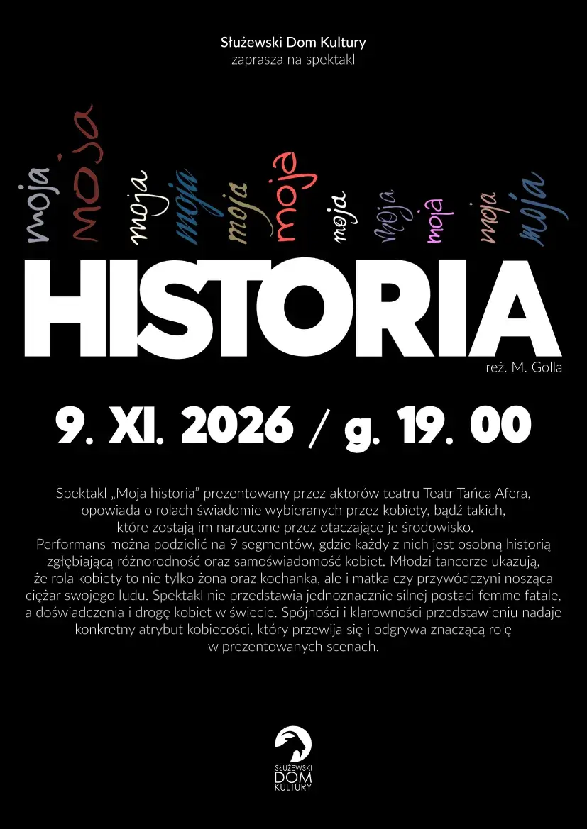 „Moja historia" - spektakl taneczny Teatru tańca AFERA