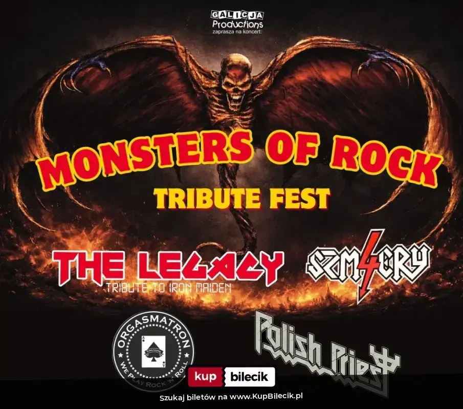 Monsters of Rock – Polish Priest, 4 Szmery, Orgasmatron, The Legacy