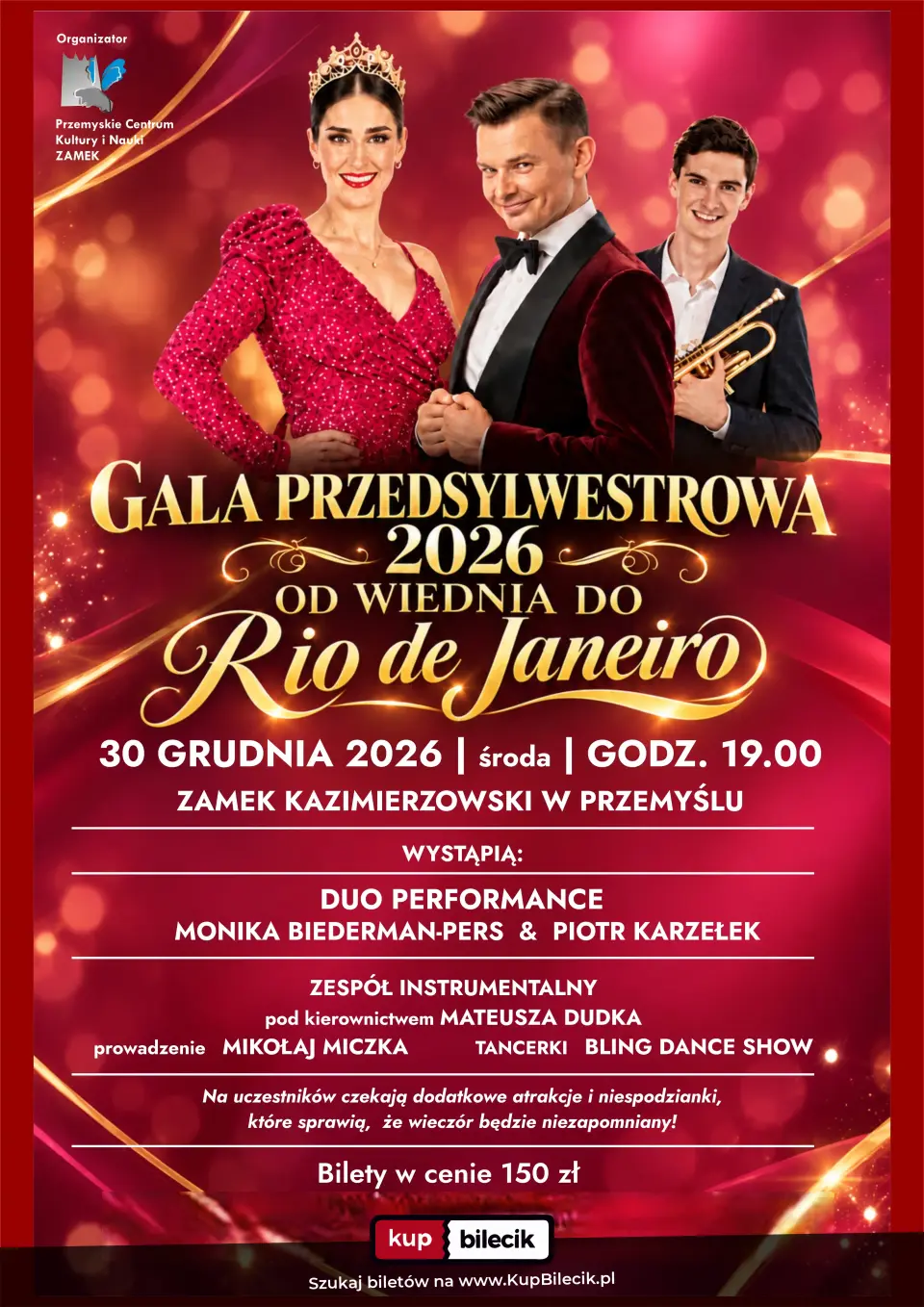 Muzyczne Show Roku: od Wiednia do Rio de Janeiro – GALA PRZEDSYLWESTROWA 2026
